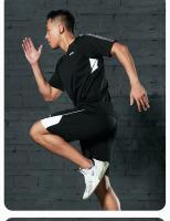 Traje de manga corta de secado rápido para hombre, ropa de fitness deportiva para correr al aire libre, LT311, Verano - details 15
