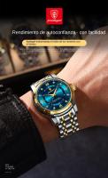 POEDAGAR Impermeable nuevo reloj de hombre doble calendario reloj de cuarzo luminoso - details 1