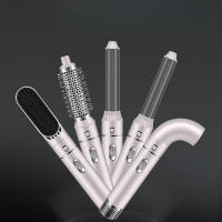 Rizador 5 en 1 Peine Secador de Cabello Multifuncional Peine de Aire Caliente con Onda Grande Europea y Americana 110 v Transfronterizo - details 2