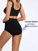 Conjunto de Ropa Interior Cómoda de Cintura Alta Juego Completo de 5 Piezas Tela de Poliéster 95% - details 4