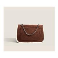 Bolso de lana de invierno, bolso de lana de cordero de otoño e invierno, nuevo bolso bandolera de felpa para mujer, versátil, de gran capacidad para invierno. - details 8