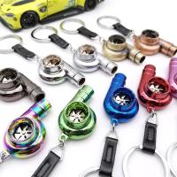Llavero Turbo de aleación único con sonido, Mini silbato de coche Multicolor, llavero con sonido, hebilla para llave INS, regalos - details 0