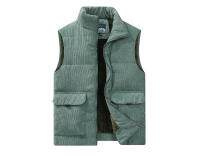 Otoño Invierno hombres cálido Pan moda hombres engrosamiento chalecos innovadores chaquetas sin mangas ropa - details 7