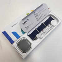 2024 Negro Hello Watch 3 Plus Reloj inteligente AMOLED 450mAH 49mm Ultra Sport Relojes inteligentes Hombre Mujer Música local NFC Llamada Bluetooth - details 8