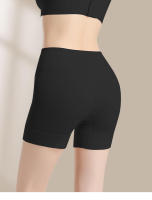 Pantalones cortos de seguridad de cintura alta para mujer, bragas protectoras, pantalones cortos de talla grande, ropa interior sin costuras, verano - details 0