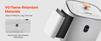 Calentador de Toallas SucceBuy de 25L con Pantalla LED, Temporizador y Ajustes de Temperatura Ajustables, Manta Térmica Grande y Calentador de Toallas para Baño, SPA, Hogar, Encimera, Suelo, Gris - details 5