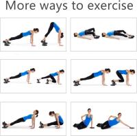 Discos de Glide de Doble Cara Entrenador de Núcleo Ultimo para Gimnasio, Alfombra y Piso Duro - details 4