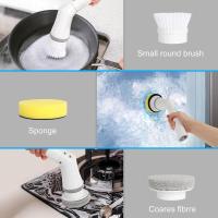 Cepillo limpieza hogar eléctrico,Fregadora Giratoria Eléctrica, 8 en 1, Inalámbrico 360, para Baño y Azulejos de Piso - details 6