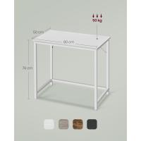 Mesa de Trabajo Pequeña Industrial Ideal para Teletrabajo, Estudio, Dormitorio 60 x 135 x 76cm - details 53