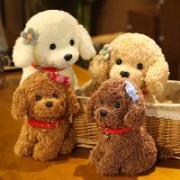 Peluche de Perro Realista de 22cm Juguete de Imitación de la Suerte Caniche Juguetes Hechos a Mano - details 14