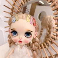 Mini horquillas para el pelo Blyth de 3cm, accesorios para DIY para muñecas Blyth, accesorios para el pelo de muñeca con purpurina colorida de Color caramelo, muñeca OB11 1/6 1/12 - details 6