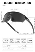SCVCN Gafas de sol de béisbol, gafas deportivas para ciclismo, gafas de calle para conducir UV400, bicicleta, senderismo, golf para hombres y mujeres, moda - details 12