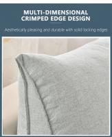 Cojín de Cama para Oficina Sofá Almohada de Lectura para TV Cojín de Lumbar Cómodo Sofá de Dormir Triángulo Pillow Decoración del Hogar - details 6
