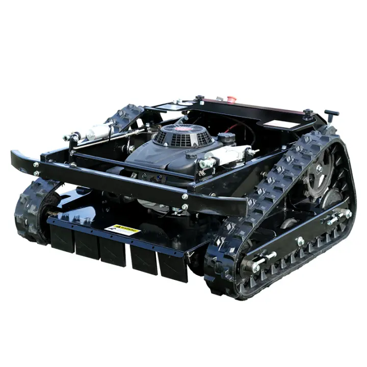 Cortacésped de control remoto personalizado Robot cortador de césped con oruga Recorte rápido de malezas Cuidado del césped del patio Prepago personalizado - 1