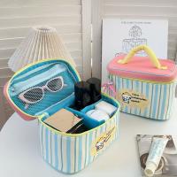 Bolsa de aseo multifuncional, bonita bolsa de maquillaje de gran capacidad con dibujos de cachorros, estuche de cosméticos de mano con cremallera, bolsa de almuerzo cuadrada para niñas - details 5
