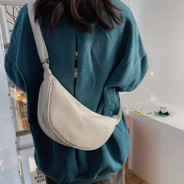 Bolsa de Viaje de Gran Capacidad con Cinturón de Luna Mediana y Rinestones de Calle Diaria - 1