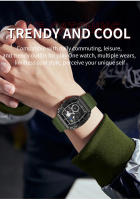 Reloj Skeleton Sport Luxury para hombre: resistente al agua, luminoso, duradero, con correa de caucho, diseño elegante - details 10
