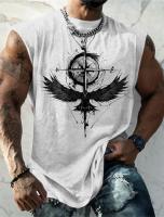 Chaleco sin mangas con estampado de Slugger muscular para hombre, camisa con logo de Coyote impreso, top deportivo transpirable de secado rápido para las cuatro estaciones, 2023 - details 6