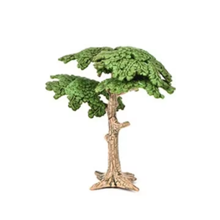 Plantas ecológicas de plástico, ciprés de simulación, Mini árbol de coco, pino vívido, paisaje, modelo de árbol para el hogar - 1