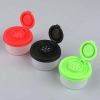 Mini botella de sal y pimienta para picnics, cocina al aire libre, plato frío VIE, dispensador de latas con sello de especias de plástico, contenedor de condimentos - details 0