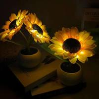 Lámpara LED Suower decorativa recargable para dormitorio, luz nocturna creativa para niños, amigos, regalo de cumpleaños y vacaciones - details 0