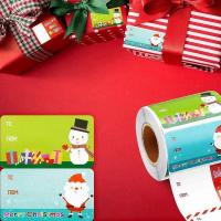 Pegatinas DIY 500 Uds etiquetas de sello para fiesta de Navidad, paquetes para hornear, decoración de papelería - details 10