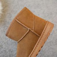 Nuevas botas de nieve de princesa de dibujos animados a la moda, zapatos de invierno de piel esponjosa para niñas, precio bajo para niños - details 5