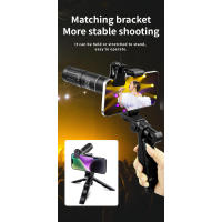 Teleobjetivo externo para teléfono móvil, 22x, para viajes, conciertos, transmisión en vivo, fotografía, telescopio Monocular telescópico enfocable - details 12