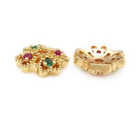 Accesorios de Joyería DIY de Alta Calidad Abalorios de Cuarzo de Brasa Dorada de 18K - details 11