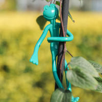 Corbatas de plantas de jardín de rana, Clips giratorios de plantas resistentes a la intemperie, correa de rama flexible, Clips de alambre reutilizables, decoración de jardinería - details 0