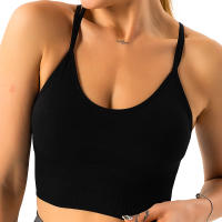Nvgtn-Sujetador sin costuras para mujer, Top de licra, elástico, transpirable, realce de pecho, ropa interior deportiva de ocio - details 3