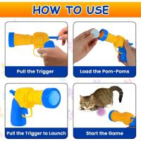 Juguete Para Gatos Con Bolas De Colores Y Lanzador De Bolas Juguete De Peluche Para Entrenamiento Y Juego En Casa Para Gatos Domésticos - details 8