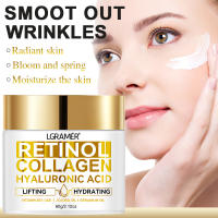 Retinol crema facial antienvejecimiento hidratante eliminador de arrugas cremas de ácido hialurónico de colágeno cosmético para el cuidado de la piel 30 y 60ML - details 0