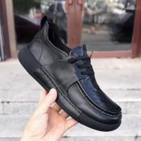 Zapatos nuevos de cuero genuino, estilo británico, antideslizantes, con suela gruesa y versátiles a la moda. - details 9