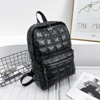 Mochila De algodón espacial para mujer, bolso de hombro de hilo de diseñador de diamantes, bolso escolar de gran capacidad, nueva moda coreana - details 2