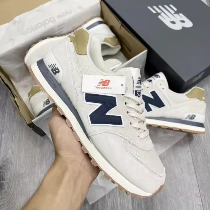 Zapatillas de deporte hermosas y a la moda NEW NB 574 para hombres y mujeres, caja completa, bill 2023 nla5 0uc1 u4x5, zapatos de trabajo - 1