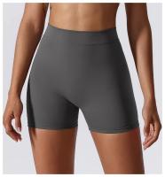 Pantalones cortos sin costuras para mujer ideal para el gimnasio y deportes al aire libre material de nylon transpirable y elástico con capucha tipo yoga y stretch aptos para primavera y verano - details 14