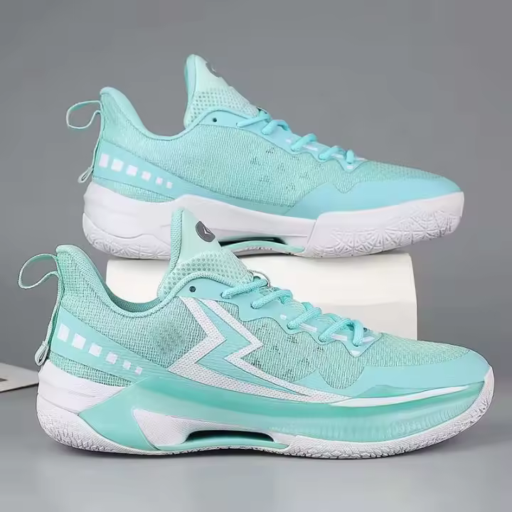 Zapatos de baloncesto de verano de nuevo diseño para hombre, suela elástica superior de malla de PU, llegada de moda deportiva informal a la moda - 1