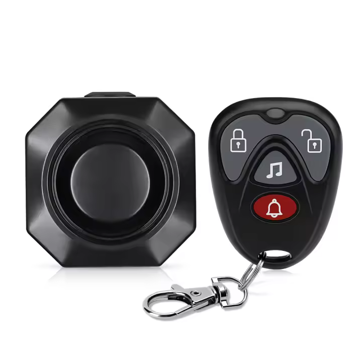 Alarma Antirrobo para Motocicleta y Bicicleta Anchtek 110dB Impermeable Control Remoto Protección de Seguridad para Scooter Eléctrico - 1