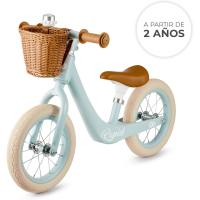 Bicicleta sin pedales rápida, bicicleta de equilibrio, partir a partir de 3 años, sólida, para niñas y niños, segura, ajustable, solo 3.7 kg, retro - details 17