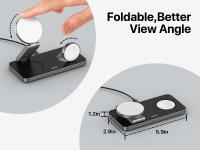 inalámbrico con mag-Safe, estación de Carga iPhone 3 en 1 para Apple Watch, Cargador inalámbrico inductivo Plegable para iPhone - details 3