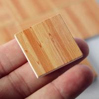 9 unids/set juego de simulación 1:6/1:12 muebles para casa de muñecas accesorios para casa de muñecas casa de muñecas cuadrada suelo de madera DIY bloque de madera - details 8