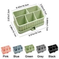 Caja de almacenamiento de cepillos de dientes de silicona desmontable, soporte de cepillo de dientes de fácil limpieza, organizador antideslizante para pasta de dientes - details 0