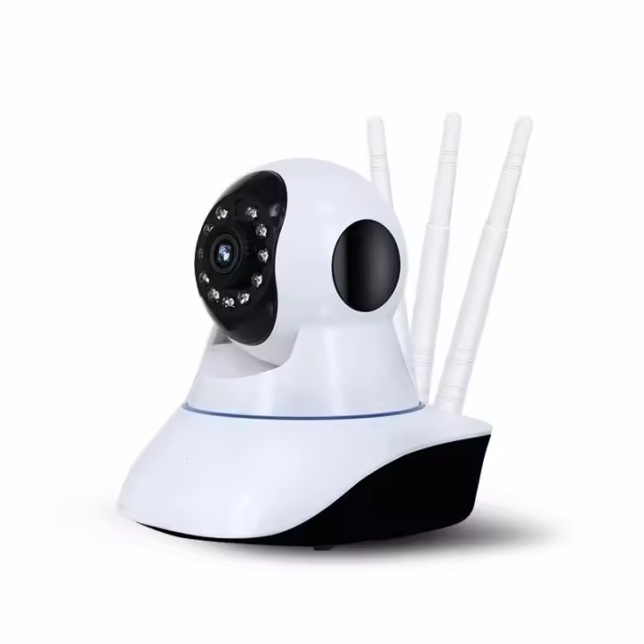 Cámaras de vigilancia interior doméstico 3 raíces antena WIFI Internet remoto inteligente Visión nocturna alarma vigilancia - 1
