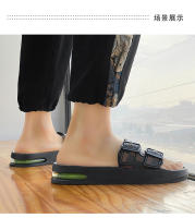 Nuevas zapatillas con amortiguación de aire de fondo grueso de gran tamaño, zapatillas de una palabra para sandalias al aire libre de verano para hombres y dos zapatillas para la playa - details 12