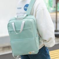 Mochila plegable Oxford de moda, mochila de senderismo con múltiples bolsillos de Color sólido, bolso escolar de viaje expandible de gran capacidad para estudiantes - details 16