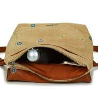 Bandolera Desigual, nueva moda mochila gran capacidad, señoras, mochila escolar ligera de viaje, bordado, cremallera - details 3