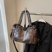 Bolso Cruzado Vintage para Mujer Gran Capacidad, Correa Desmontable, Cierre con Cremallera, Diseño Clásico Elegante, Cinturón de Metal - details 7
