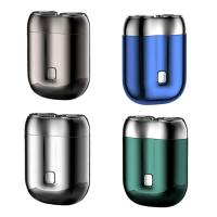 Mini Afeitadora Eléctrica Doble Portátil, Desmontable, Carga Tipo C Ideal para Barba y Viajes - details 9