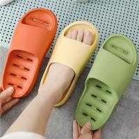 Zapatillas de playa de verano de suela gruesa para hombre, zapatillas antideslizantes de Eva para baño, sandalias para hombre, chanclas de moda para mujer, zapatillas huecas con fugas - details 7